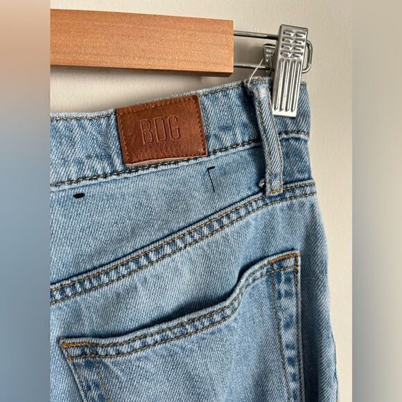 BDG Slim Straight Jean Frayed Hem Cropped Sz 25 - Picture 6 of 11